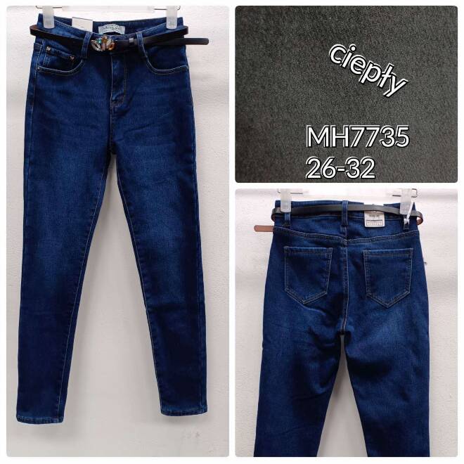 Jeansy damskie MH7735 1 kolor  26-32 1