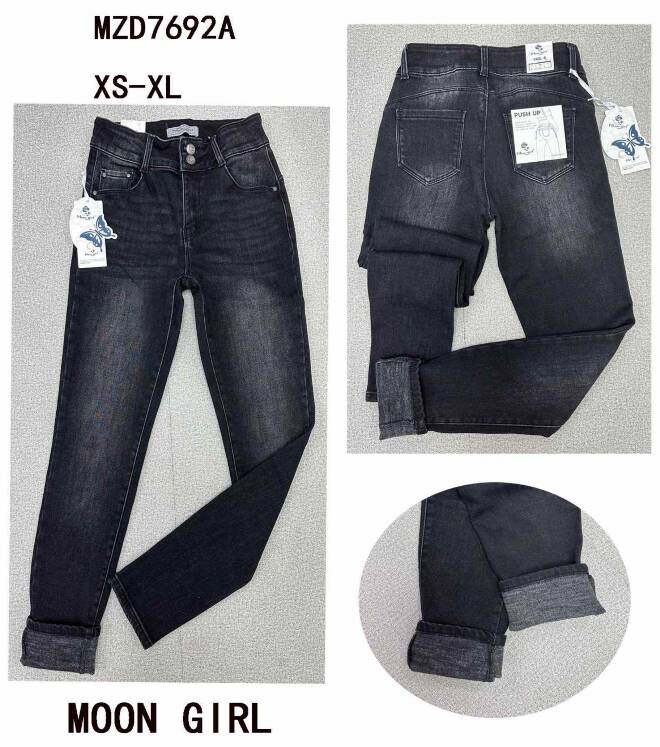 Jeansy damskie MZD7692A 1 kolor  XS-XL 1