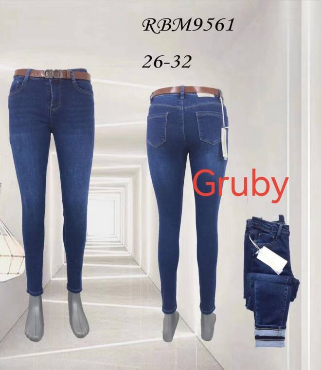 Jeansy damskie RBM9561 1 kolor  26-32 1