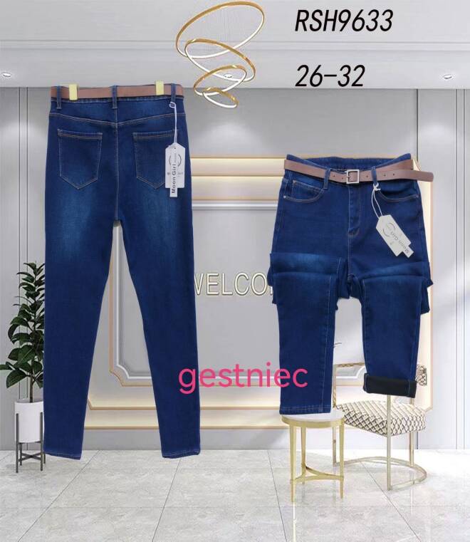 Jeansy damskie RSH9633 1 kolor  26-32