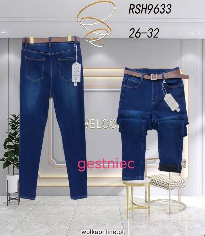 Jeansy damskie RSH9633 1 kolor  26-32