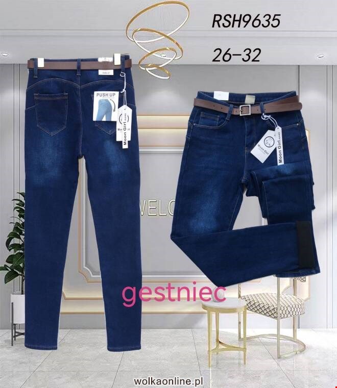 Jeansy damskie RSH9635 1 kolor  26-32