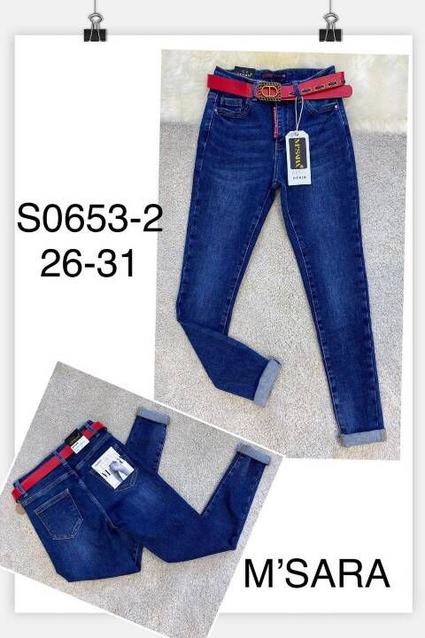 Jeansy damskie S0653-2 1 kolor 26-31 1