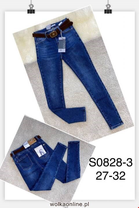 Jeansy damskie S0828-3 1 kolor 27-32