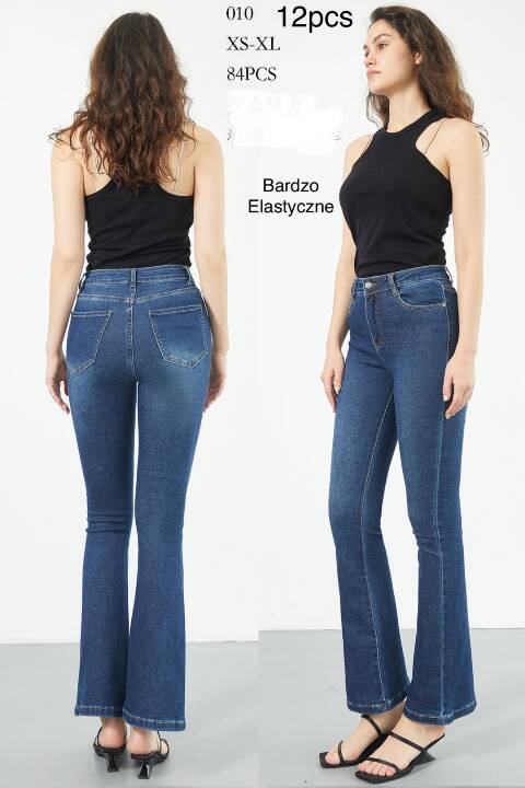 Jeansy damskie 010 1 kolor XS-XL 1