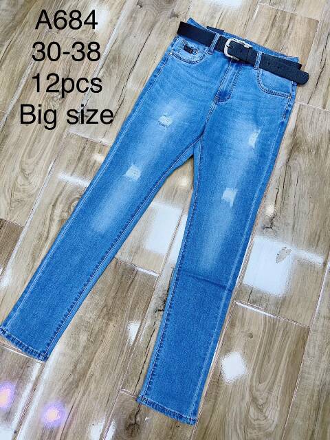 Jeansy damskie A684 1 kolor 30-38