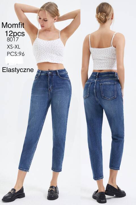Jeansy damskie 8017 1 kolor XS-XL 1