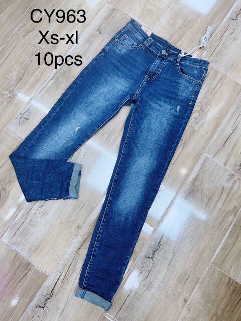 Jeansy damskie CY963 1 kolor XS-XL 1