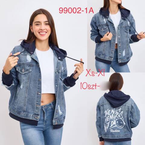 Kurtka jeansowa damskie 99002-1A 1 kolor XS-XL 1