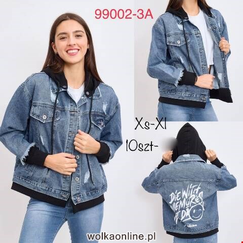 Kurtka jeansowa damskie 99002-3A 1 kolor XS-XL