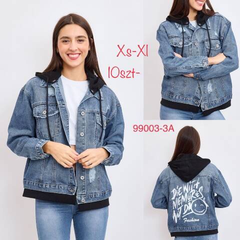 Kurtka jeansowa damskie 99003-3A 1 kolor XS-XL 1