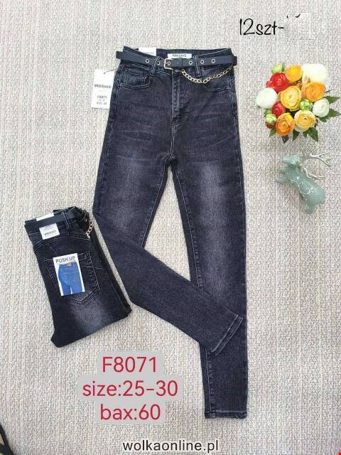 Jeansy damskie F8071 1 kolor 25-30