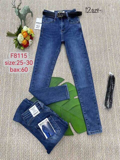 Jeansy damskie F8115 1 kolor 25-30 1