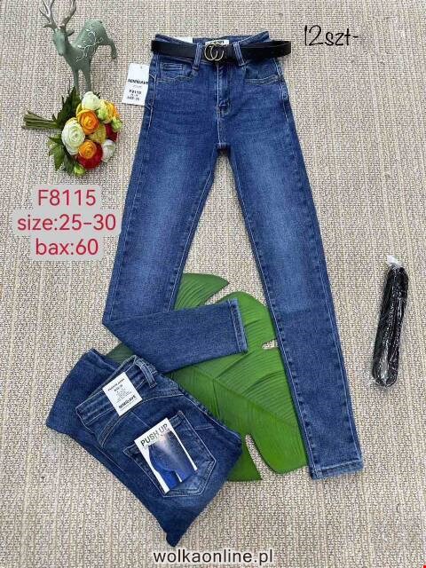 Jeansy damskie F8115 1 kolor 25-30