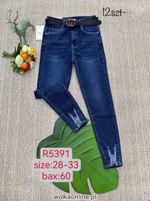 Jeansy damskie R5391 1 kolor 28-33