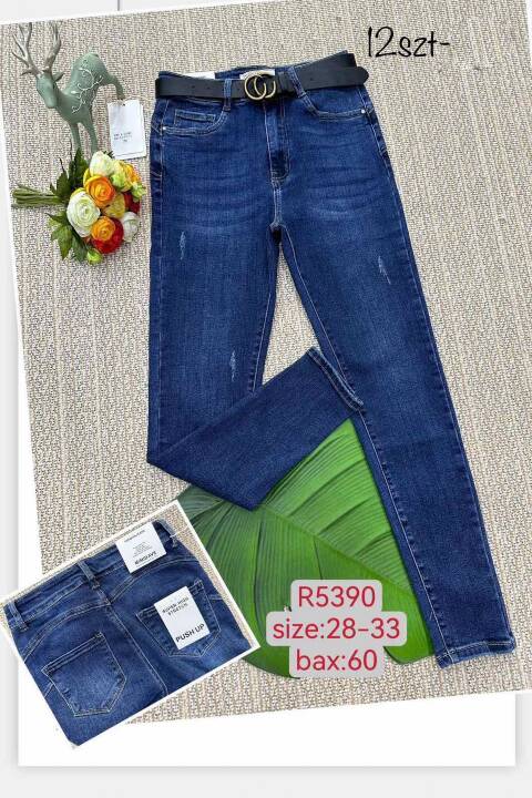 Jeansy damskie R5390 1 kolor 28-33 1
