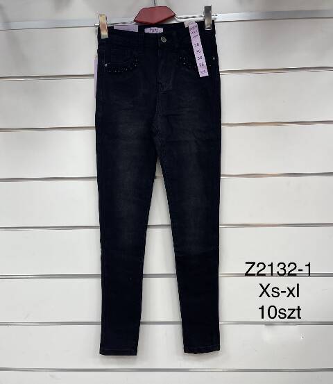 Jeansy damskie Z2132-1 1 kolor XS-XL