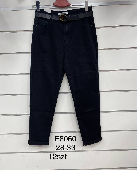 Jeansy damskie F8060 1 kolor 28-33 1