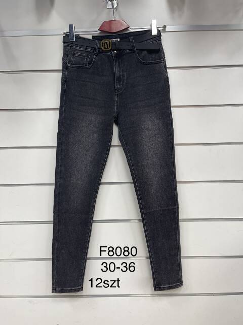 Jeansy damskie F8080 1 kolor 30-36 1