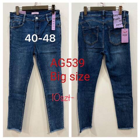 Jeansy damskie AG539 1 kolor 40-48