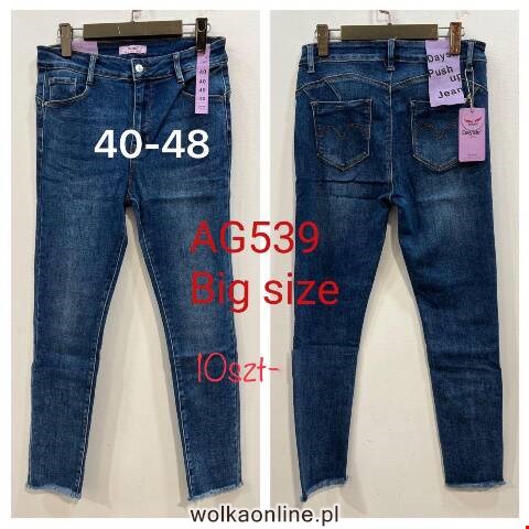 Jeansy damskie AG539 1 kolor 40-48