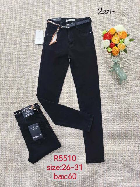 Jeansy damskie F5510 1 kolor 26-31