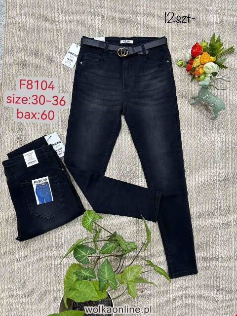 Jeansy damskie F8104 1 kolor 30-36