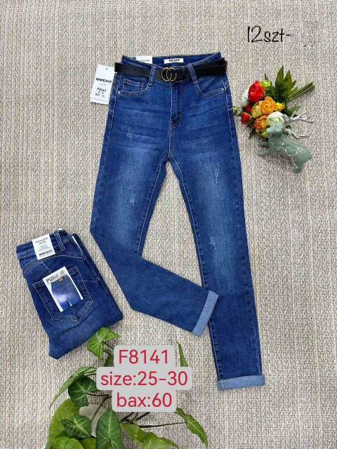 Jeansy damskie F8141 1 kolor 25-30 1