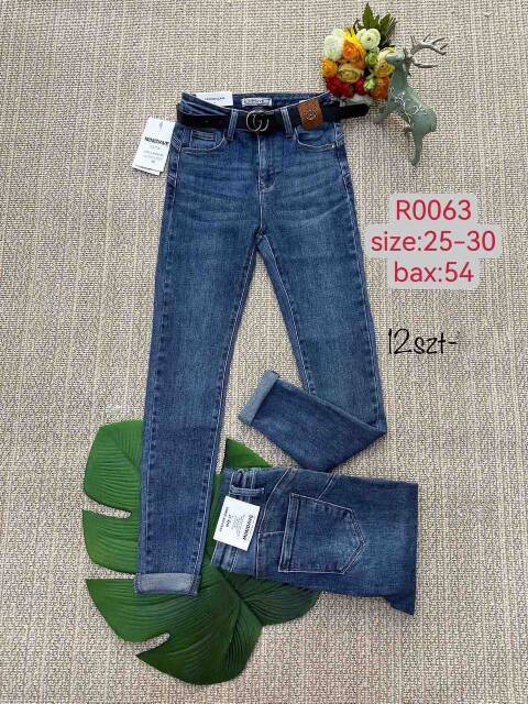 Jeansy damskie R0063 1 kolor 25-30 1
