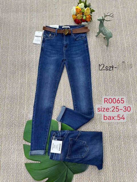 Jeansy damskie R0065 1 kolor 25-30 1
