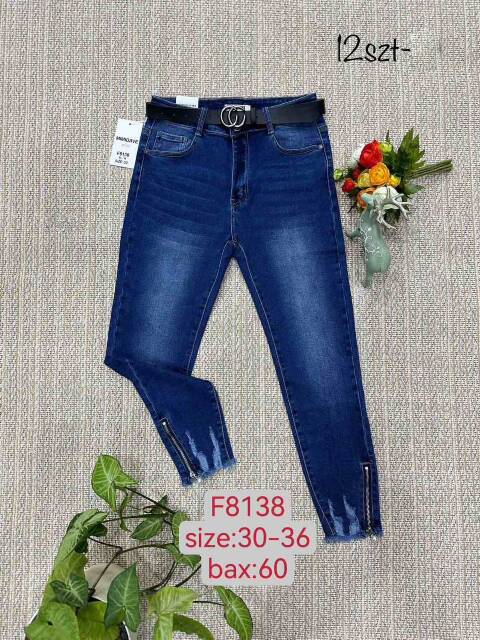 Jeansy damskie F8138 1 kolor 30-36 1