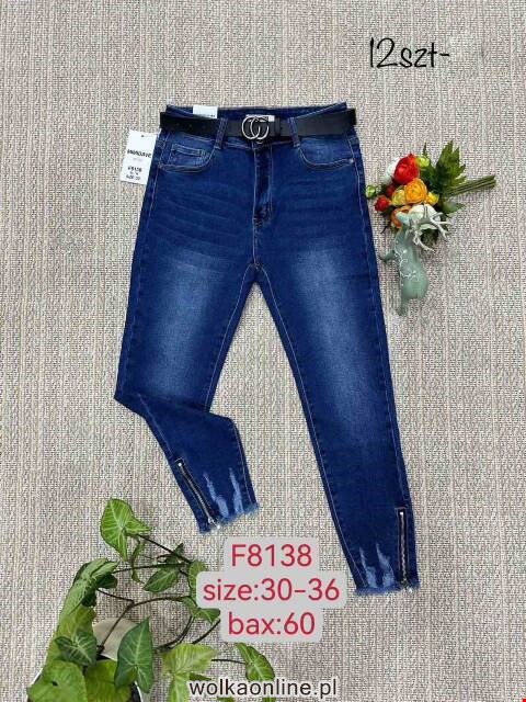 Jeansy damskie F8138 1 kolor 30-36