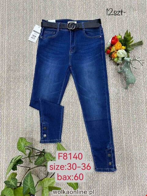 Jeansy damskie F8140 1 kolor 30-36