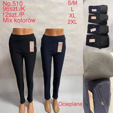 Spodnie damskie ocieplane 510 Mix kolor S-2XL 1