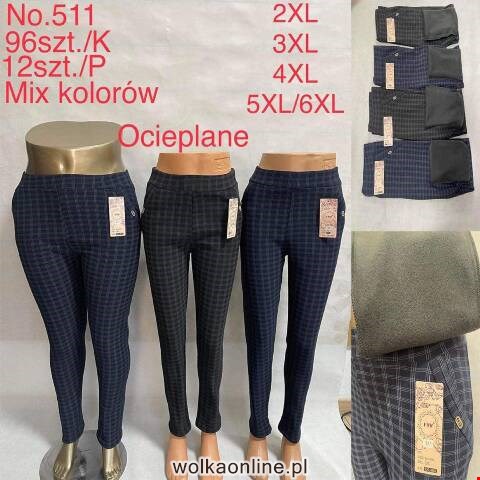Spodnie damskie ocieplane 511 Mix kolor 2XL-6XL
