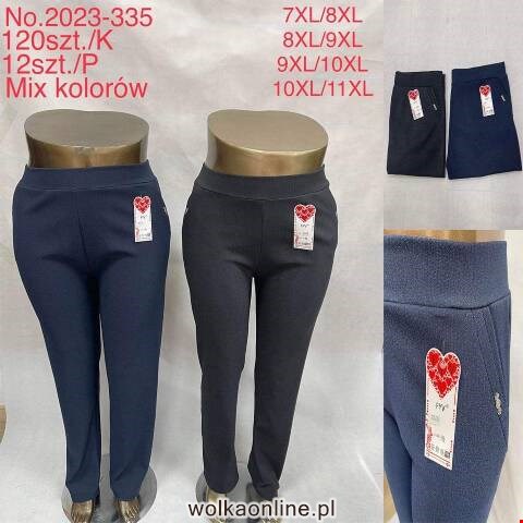Spodnie damskie 2023-335 Mix kolor 7XL-11XL