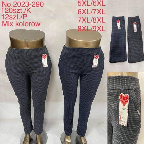 Spodnie damskie 2023-290 Mix kolor 5XL-9XL