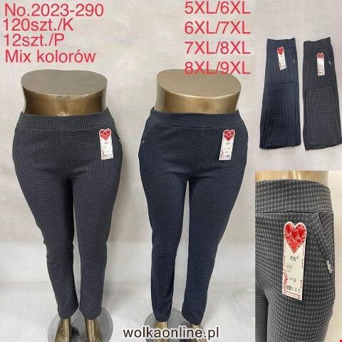 Spodnie damskie 2023-290 Mix kolor 5XL-9XL