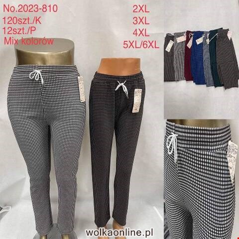 Spodnie damskie 2023-810 Mix kolor 2XL-6XL