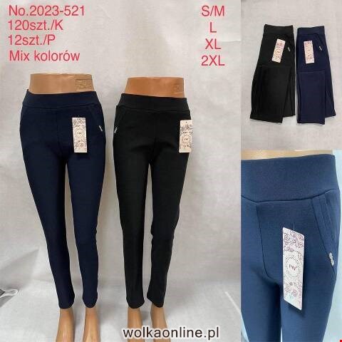 Spodnie damskie 2023-521 Mix kolor S-2XL