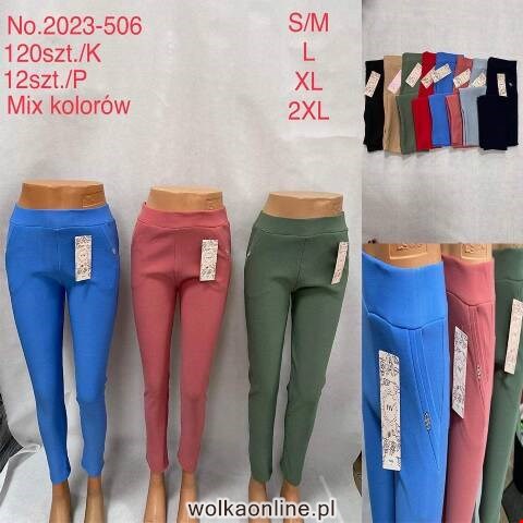 Spodnie damskie 2023-506 Mix kolor S-2XL
