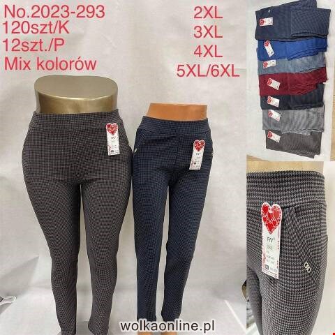 Spodnie damskie 2023-293 Mix kolor 2XL-6XL