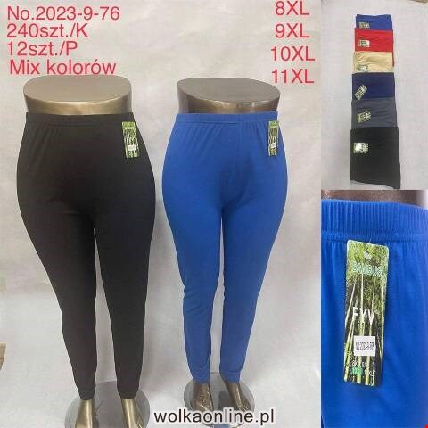 Leginsy damskie 2023-9-76 Mix kolor 8XL-11XL