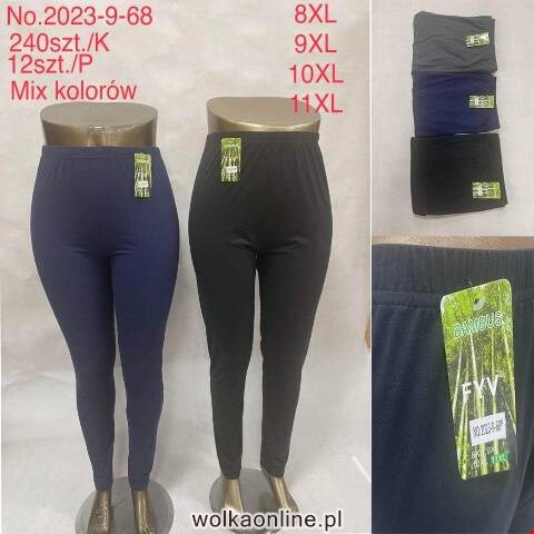 Leginsy damskie 2023-9-68 Mix kolor 8XL-11XL