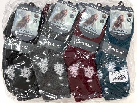 Skarpety damskie zimowe 94285 Mix kolor 35-42 1