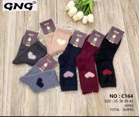 Skarpety damskie zimowe C164 Mix kolor 35-42