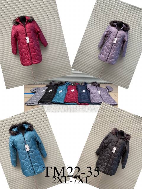 Kurtka zimowa damskie TM22-35 1 kolor 2XL-7XL 1