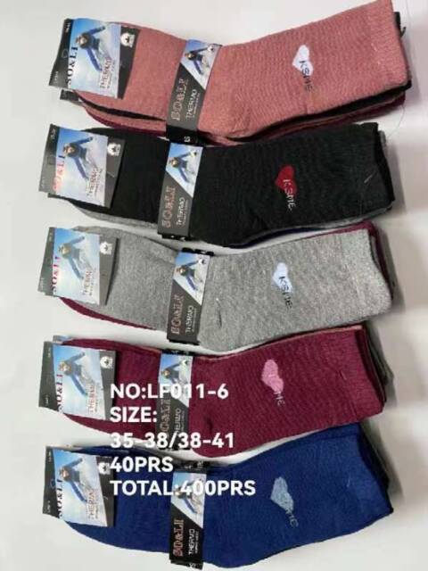 Skarpety damskie zimowe LF011-6 Mix kolor 35-41