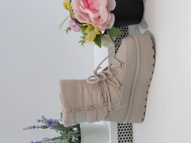 Botki Damskie 7530 BEIGE 36-41 1