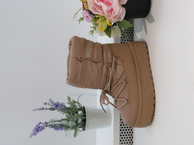 Botki Damskie 7530 KHAKI 36-41